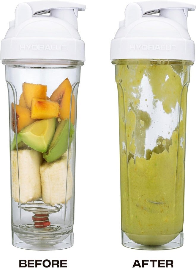 HYDRA CUP HydraCup Power Shaker w/Weighted Whisk, 28oz - Faster Mixing, Less Shaking Required, Clump-Free Protein Shakes, Shaker Cup (Polypropylene, Blue) - Image 3